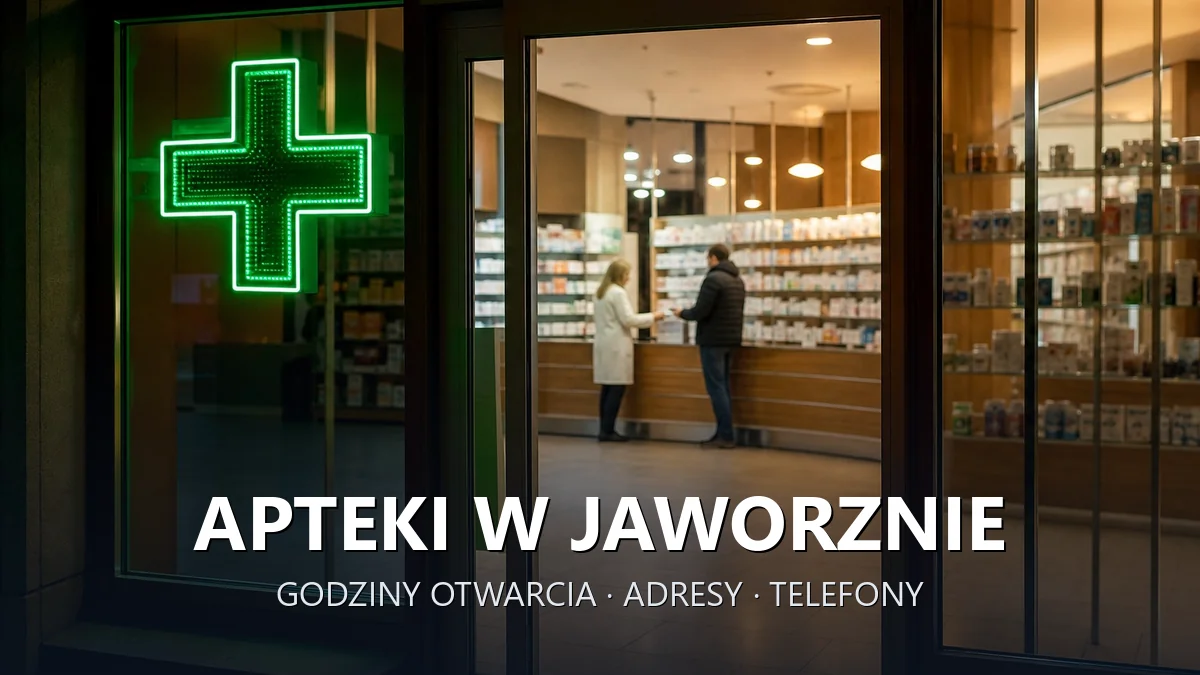 Apteki w Jaworznie - godziny otwarcia i dyżury