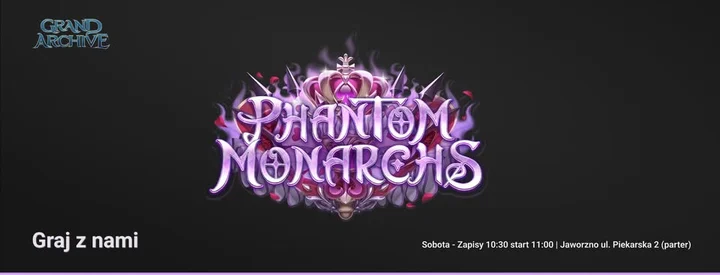 Grafika promocyjna wydarzenia Grand Archive - Ranked — turniej Standard w Jaworznie, 31 stycznia 2026