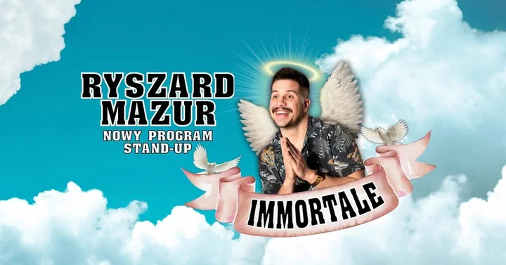 Grafika promocyjna wydarzenia Ryszard Mazur — „Immortale” (stand-up) w Jaworznie