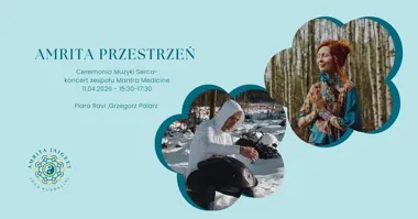Grafika promocyjna wydarzenia Ceremonia Muzyki Serca — koncert Mantra Medicine