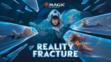 Grafika promocyjna wydarzenia MTG Prerelease Reality Fracture – turniej w Jaworznie