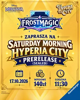 Grafika promocyjna wydarzenia Saturday Morning Hyperia City Prerelease: turniej Lorcany