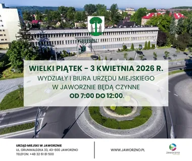 Wielki Piątek skróci pracę urzędu, a kasa zamknie się już o 11:00