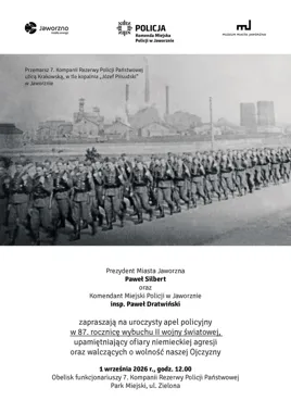Jaworzno upamiętni policjantów, którzy we wrześniu 1939 roku bronili granicy