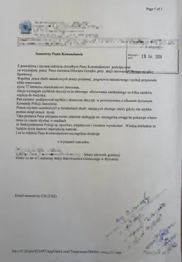 78-latek leżał nieprzytomny w łazience - dzielnicowy zdążył na czas