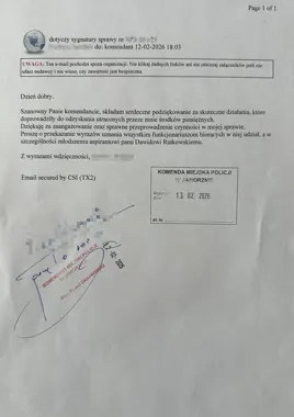 Oszukana inwestorka odzyskała ponad 50 tys. zł - policja namierzyła pośrednika